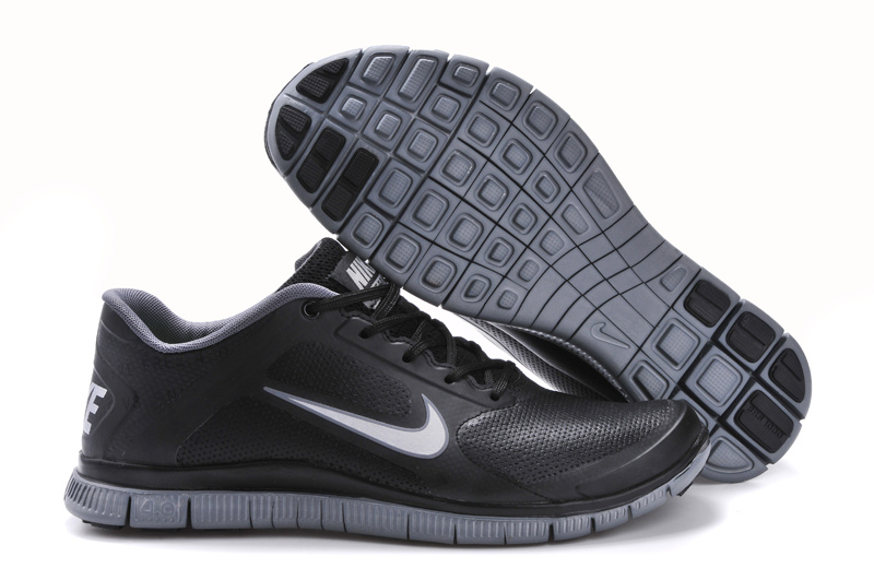 Hot Nike Free4.0 Men Shoes White/Black